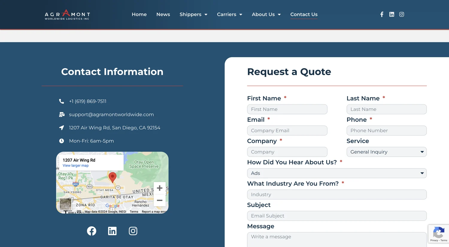 Contact form
