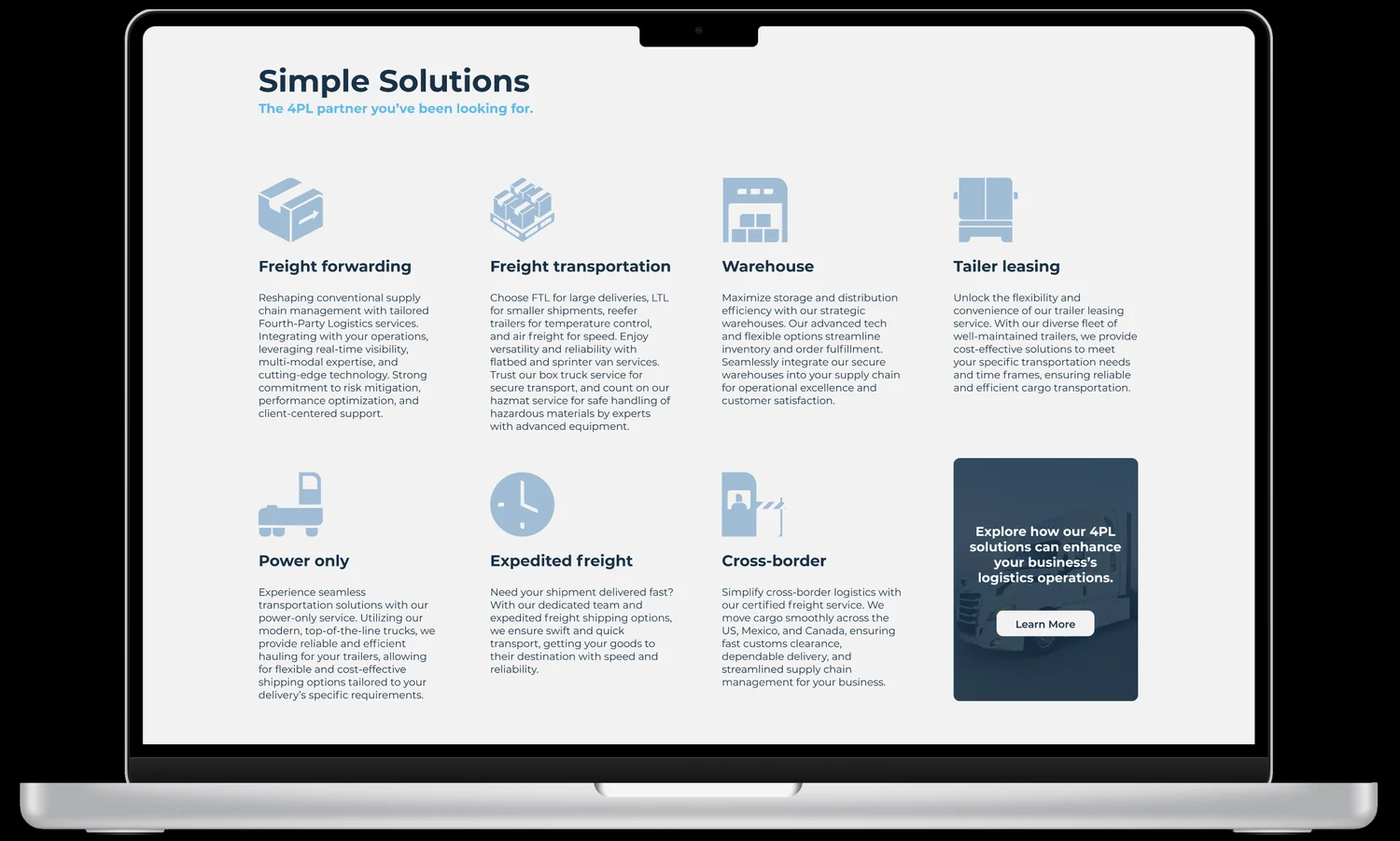 Services with custom iconography