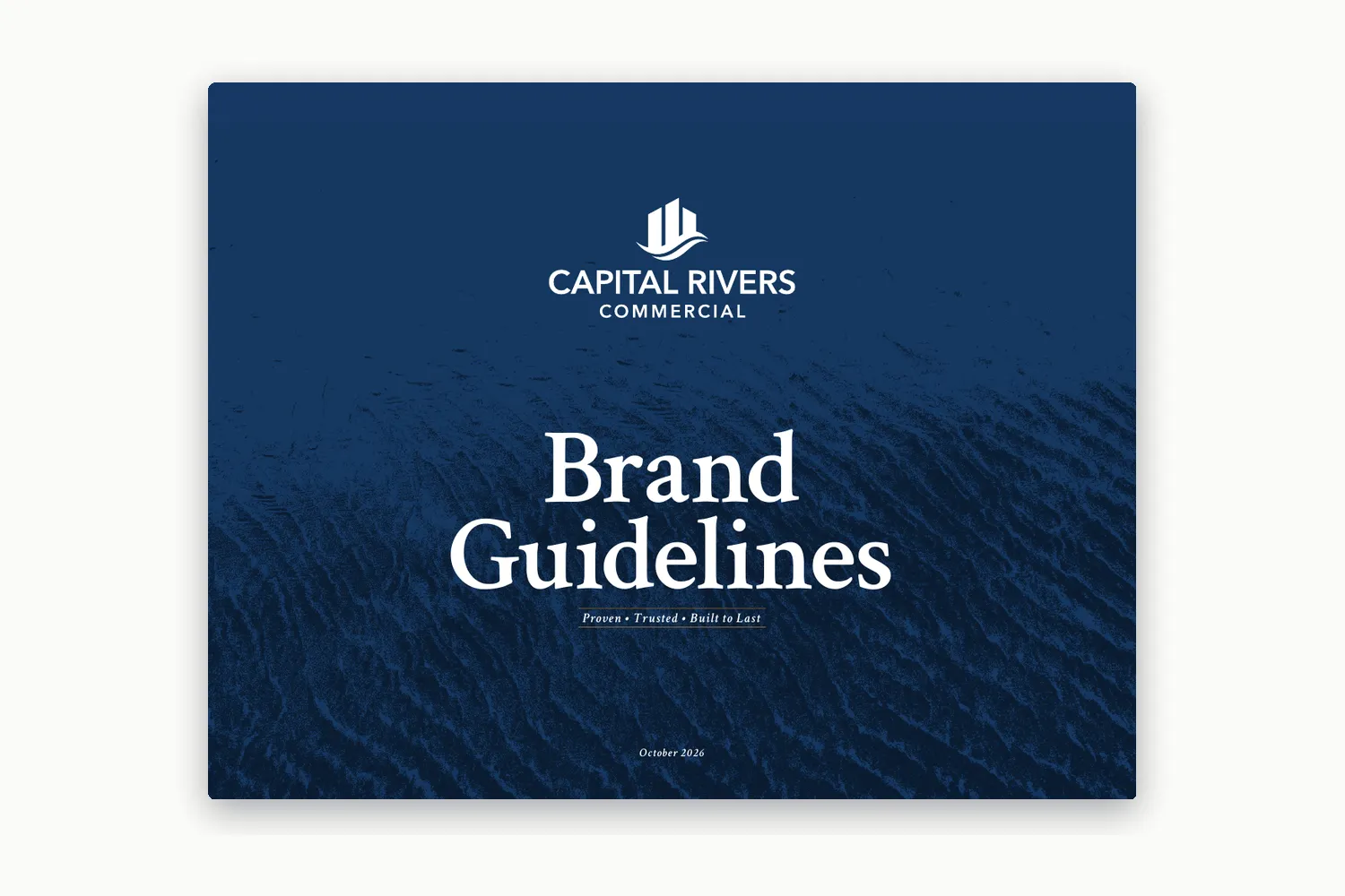 Capital Rivers Commercial brand guidelines cover