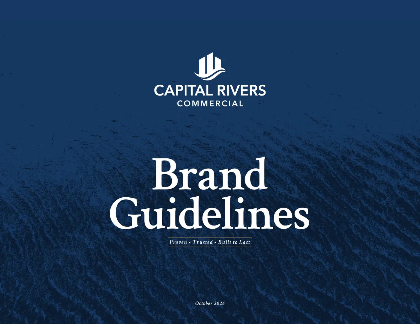 Capital Rivers Commercial brand guidelines cover