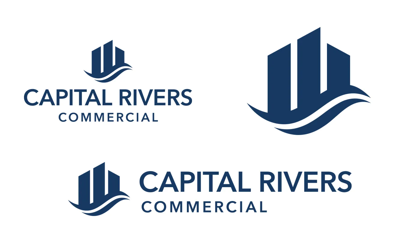 The new logo system: stacked, brand mark, and horizontal