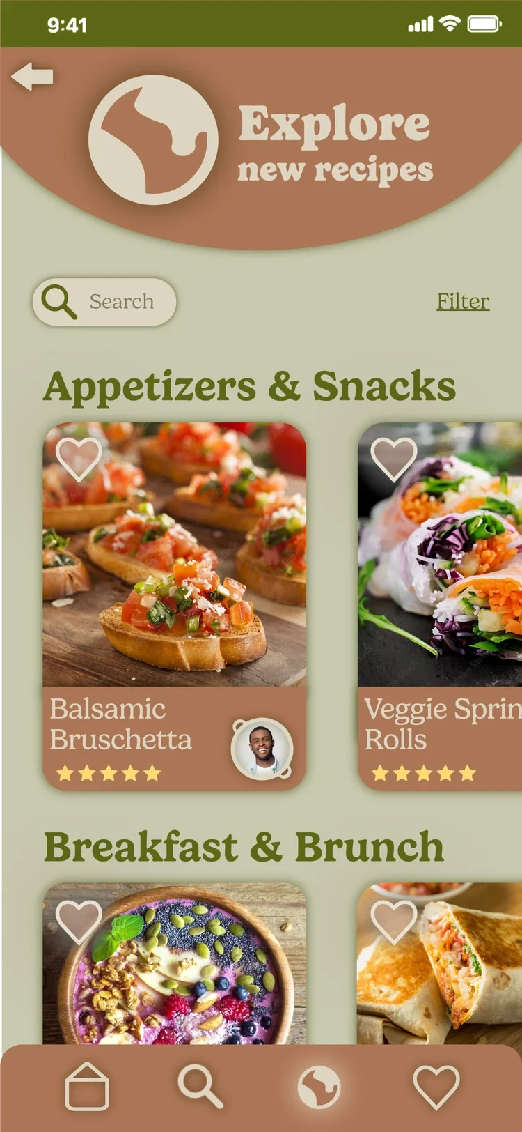 Explore new recipes
